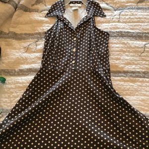 Old fashioned polka dot dress